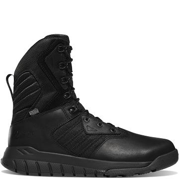 Buty Taktyczne Danner Instinct Tactical 8" Side-Zip Męskie Czarne | PL1337FM