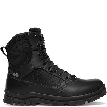 Buty Taktyczne Danner Lookout Side-Zip 8" Męskie Czarne | PL1317ZG