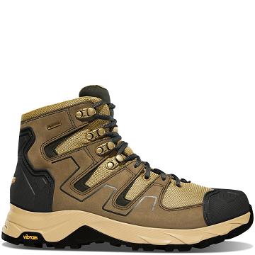 Buty Wojskowe Danner Downrange 6" Męskie Czarne Brązowe Szare | PL1379RW