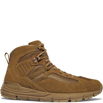 Buty Wojskowe Danner FullBore Hot Męskie Brązowe | PL1377WY