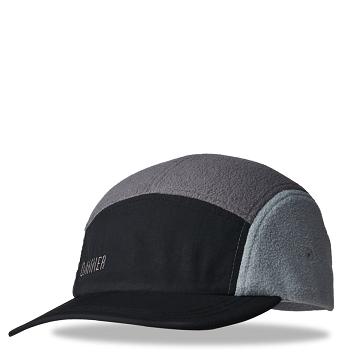 Czapki Danner Fleece Biegania Cap Damskie Czarne Szare | PL1256AP