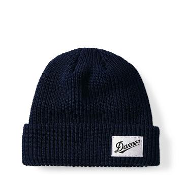 Czapki Danner Żebrowany Beanie Męskie Granatowe | PL1668UT