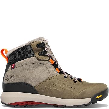 Kozaki Trekkingowe Danner Inquire Mid Insulated Damskie Czerwone Oliwkowe | PL1086VD