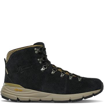Kozaki Trekkingowe Danner Mountain 600 Męskie Czarne Khaki | PL1460UT
