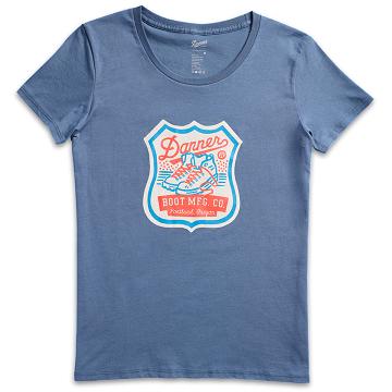 Ubrania Danner Emblem Tee Damskie Niebieskie | PL1260GL