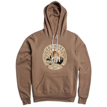 Ubrania Danner Go There Pullover Hoodie Damskie Brązowe | PL1262JJ