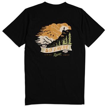 Ubrania Danner Go There T-Shirt Męskie Czarne | PL1679KI