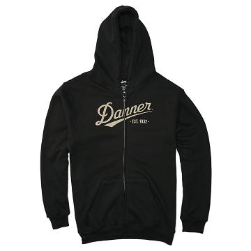 Ubrania Danner Logo Hoodie Zip-Up Damskie Czarne | PL1270NB