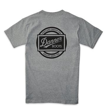 Ubrania Danner Pocket T-Shirt 1970's Logo Damskie Szare | PL1266XF